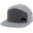 CampSaver 3D Embroidered 7 Panel Strapback - Unisex, Heather Grey/Charcoal, One size, CSLogoHat-50-I572HGRCHA-3D