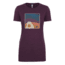CampSaver Anniversary T-Shirt - Womens, Plum/Arches Logo, Extra Small, CS Logo-Tee-W-PLUM/ANN-XS