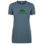 CampSaver Logo T-Shirt - Women's, Indigo/Forest Green Logo, Large, CVC 6610-IND-L