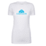 CampSaver Logo T-Shirt - Women's, White/Teal Logo, Large, CVC 6610-WHTE-TL-L
