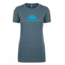 CampSaver Logo T-Shirt - Women's, Indigo/Teal Logo, Extra Small, CS-Logo-Tee-W-IND/TEAL-XS