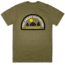 CampSaver Great Outdoors Logo T-Shirt, Light Olive, X-Small, GO-Logo-LOL-X-Small