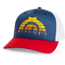 CampSaver Logo Hat - Unisex, Sunset Trees/Light Navy/White/Red, One Size, CS-Logo-Hat-SSTR-LNWTRD