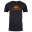 CampSaver Logo T-Shirt - Mens, Charcoal Heather/Orange Logo, Small, CS-Logo-Tee-M-CCHE/OR-S