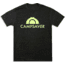 CampSaver Logo T-Shirt - Mens, Charcoal/Neon Green, X-Small, CS-Logo-CHR-NG-X-Small