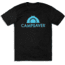 CampSaver Logo T-Shirt - Mens, Charcoal/Teal, X-Small, CS-Logo-CHR-TL-X-Small