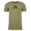 CampSaver Logo T-Shirt - Mens, Light Olive/Forest Green Logo, 2XL, CVC 6210-LOLV-2XL