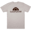 CampSaver Logo T-Shirt - Mens, Sand/Brown, Large, CS-Logo-Sand-BRN-Large