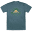 CampSaver Mountain Adventure T-Shirt, Indigo/Forest Green/Tan Logo, XX-Large, MTNADV-IND-FG/TNLG-XX-LG