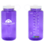 CampSaver Nalgene Wide Mouth Bottle, 32oz, White, 32 oz, CS-TRI32W-PUR/WHT