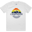 CampSaver Rainbow Mountain T-Shirt, White, Medium, RNBMNT-WHT-Medium