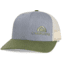 CampSaver Standard Embroidered Logo Hat, Heather Grey/Birch/Army - Mute Green Logo, One Size, CS-Logo-C12Hat-HG-BR-AR
