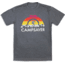 CampSaver Sunset Hiker T-Shirt, Heather Heavy Metal, Medium, SNSTHIK-HHM-Medium
