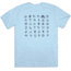 CampSaver Tile/Checkerboard T-Shirt, Ice Blue, X-Large, TCHK-IB-X-Large