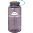 CampSaver Nalgene Wide Mouth Bottle, 32oz, Aubergine Bottle Hyacinth/Seaside/Sunflower Cap Wh, CS-TRI32W-AUB/HYA