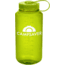 CampSaver Nalgene Wide Mouth Bottle, 32oz, Spring Green Bottle Spring Green Cap White Logo, CS-TRI32W-SPR/SPR