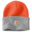 Carhartt Acrylic Watch Hat for Mens, Brite Orange/Heather Grey, One Size Fits All A18-825-OFA