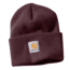 Carhartt Acrylic Watch Hat for Womens, Deep Wine, One Size Fits All WA018-643-OFA