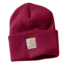 Carhartt Acrylic Watch Hat for Womens, Raspberry, One Size Fits All WA018-654-OFA