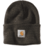 Carhartt Acrylic Watch Hat - Mens, Tarmac/Black Stripe, One Size, A18-B01--OFA