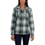 Carhartt Beartooth Hooded Flannel Shirt - Womens, Navy, Large, 103235-412-REG-L