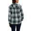 Carhartt Beartooth Hooded Flannel Shirt - Womens, Navy, Large, 103235-412-REG-L