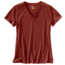 Carhartt Lockhart Short Sleeve V-Neck T-Shirt - Women's, Fired Brick Heather, XXL-REG, 102452-644-REG-XXL