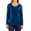 Calumet Long Sleeve V-Neck T-Shirt - Womens-Indigo Heather-X-Small
