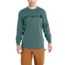 Carhartt Long Sleeve Logo T-Shirt - Men's, Blue Green, Medium/Regular, K298-442-REG-MED