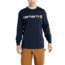 Carhartt Long Sleeve Logo T-Shirt - Men's, Navy, 2XL/Regular, K298-NVY-REG-XXL