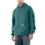 Carhartt Midweight Hooded Logo Sweatshirt - Men's, Blue Green, Extra Small/Regular, K288-442-REG-XSM
