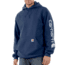 Carhartt Midweight Hooded Logo Sweatshirt - Men's, New Navy, Extra Small/Regular, K288-472-REG-XSM