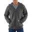 Carhartt Midweight Hooded Zip-Front Sweatshirt - Men's, Charcoal Heather, 3XL/Regular, K122-CHH-REG-3XL