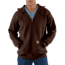 Carhartt Midweight Hooded Zip-Front Sweatshirt - Men's, Dark Brown, 2XL/Regular, K122-DKB-REG-XXL