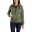 Carhartt Clarksburg Full Zip Grphc Hooded Swtshrt - Womens, Olivine Heather, Medium, 104041-G01-REG-M