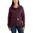 Carhartt Clarksburg Full Zip Hoodie for Womens, Fudge Heather, 2XL/Regular 102788-518-REG-XXL