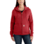 Carhartt Clarksburg Full Zip Hoodie for Womens, Dark Crimson Heather, 2XL/Regular 102788-602-REG-XXL