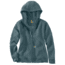 Carhartt Clarksburg Full Zip Hoodie - Womens, Sky Gray Heather, XXL-REG 102788-455-REG-XXL