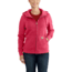 Carhartt Clarksburg Full Zip Hoodie - Womens, Cranberry Heather, XL-REG 102788-623-REG-XL