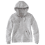 Carhartt Clarksburg Half Zip Hooded Sweatshirt - Womens, Asphalt Heather Nep, Large, 103240-E07-REG-L