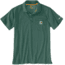 Carhartt Cotton Delmont Pocket Polo - Mens, Musk Green Heather, Small, Regular, 103569-G18-REG-S