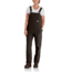 Carhartt Crawford Double Front Bib Overalls - Women's, Dark Brown, Extra Small/Regular, 102438-201-REG-XS