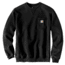 Carhartt Crewneck Pocket Sweatshirt - Mens, Black, Large, 103852-001-REG-L