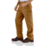Carhartt Double-Front Work Dungaree Washed Duck - Mens, Dark Brown, 34 Inseam, 32 Waist, B136-DKB-34-32