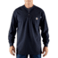 Carhartt Flame-Resistant Force Cotton Long Sleeve Henley, Dark Navy, Small/Regular 100237-410-REG-S