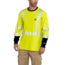 Carhartt Flame-Resistant High Vis Force Long Sleeve T-Shirt, Brite Lime, Medium/Regular 102905-323-REG-M