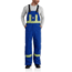 Carhartt Flame-Resistant Striped Duck Bib Overall, Royal, 40/32 101703-434-32-40