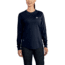 Carhartt Flame-Resistant Womens Force Cotton Long Sleeve Crew T-Shirt, Dark Navy, Extra Small/Regular 102685-410-REG-XS