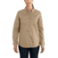 Carhartt Flame-Resistant Womens Rugged Flex Twill Shirt, Khaki, Extra Small/Regular 102459-250-REG-XS
