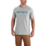 Carhartt Force Cotton Delmont Gphc Short Sleeve T-Shirt for Mens, Heather Gray, Medium/Regular 102549-034-REG-M